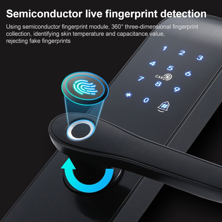 S011M Multi-functional Automatic Fingerprint Lock Hotel Apartment Intelligent Electronic Swipe Password Lock by buy2fix