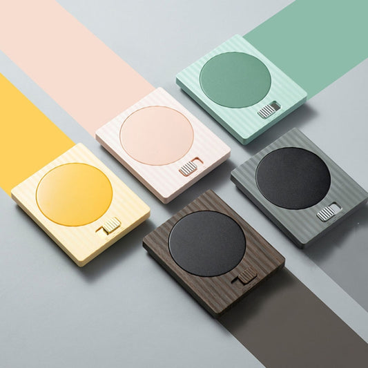 Home USB Constant Temperature Cup Mat Heat Thermos Coaster, Style:Without Adapter(Lemon Yellow) by buy2fix