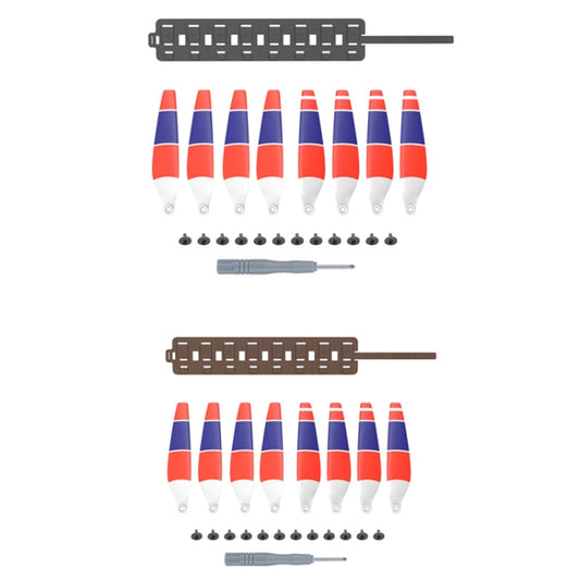 Sunnylife MM3-SN443 For Mini 3 Pro Propeller Blades + Silicone Folding Storage Bag(Gray) by Sunnylife