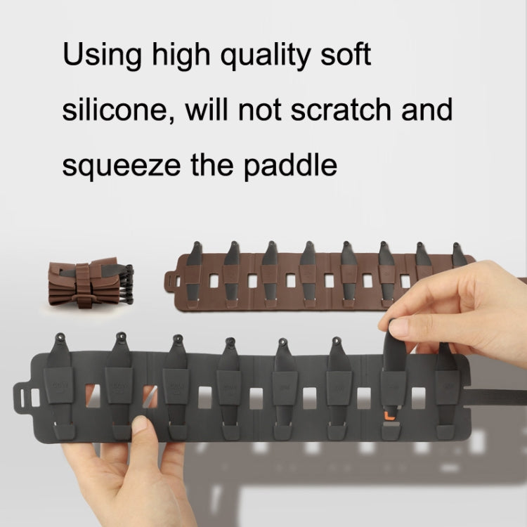 Sunnylife MM3-SN443 For Mini 3 Pro Propeller Blades Silicone Folding Storage Bag(Gray) by Sunnylife