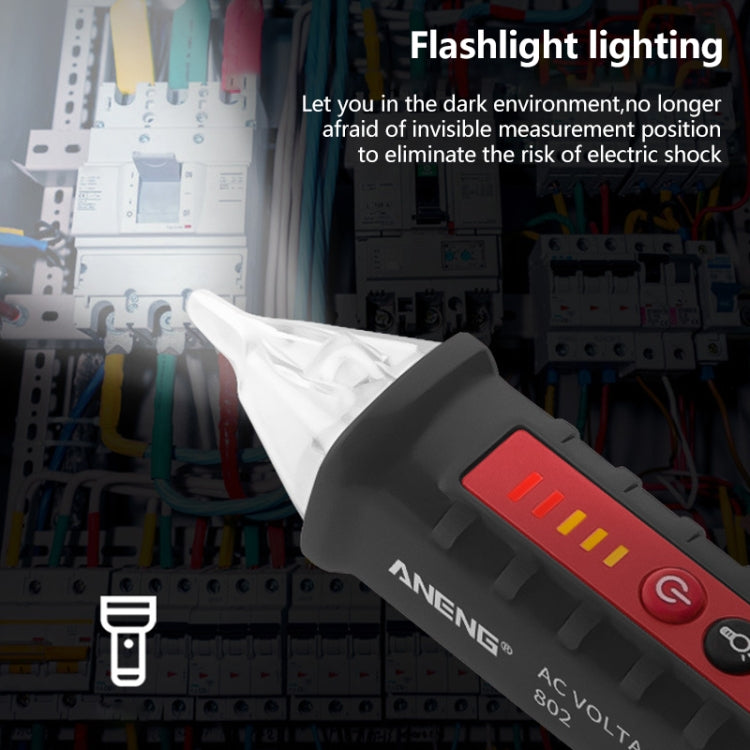 ANENG Non-contact Smart Electric Pen Home Induction Sound And Light Alarm Electric Pen(Black) by buy2fix