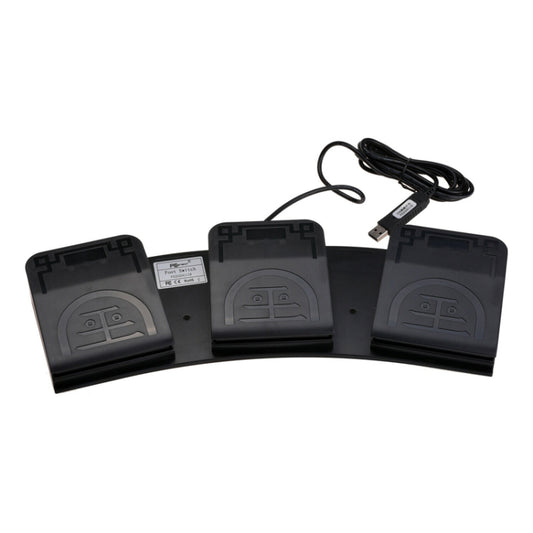 FS2020U CF Foot Switch Foot Pedal Keyboard Control Mouse Game Combo Pedal(Mechanical Sound) by Pcsensor