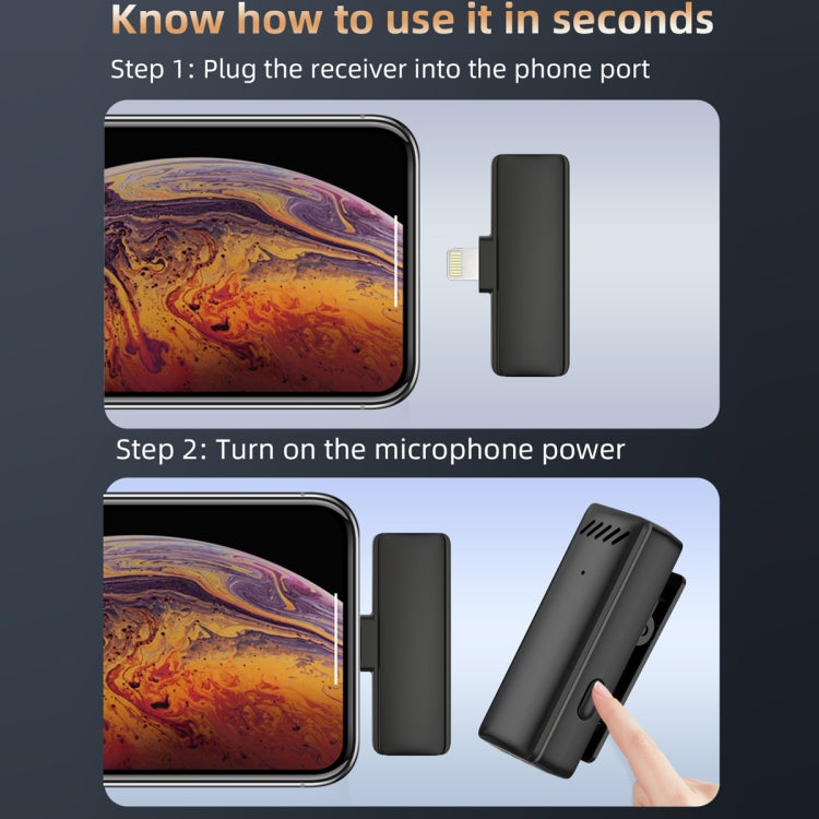 S13 Dual Microphone USB-C/Type-C Interface Wireless Lavalier Noise Canceling Microphone with Charging Case by buy2fix