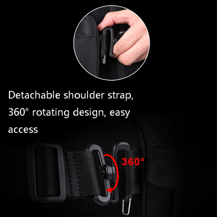 Rhinowalk X21921 2.5L Bicycle Front Hanging Bag(Full Black) by Rhinowalk