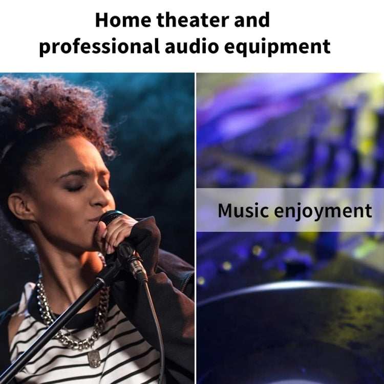 XLR Male To 2RCA Male Plug Stereo Audio Cable, Length:, Length:10m by buy2fix