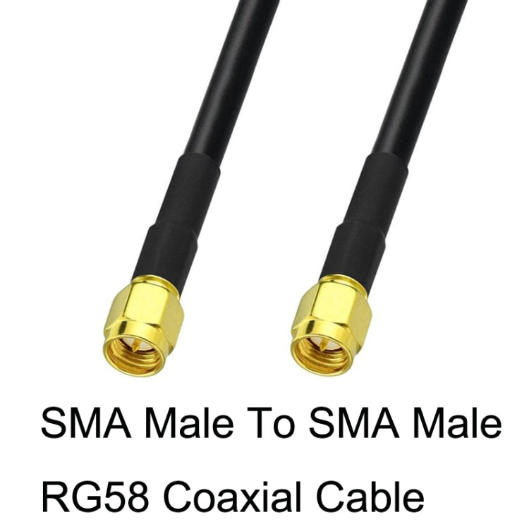 SMA Male To SMA Male RG58 Coaxial Adapter Cable, Cable Length:10m by buy2fix