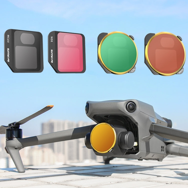 4 PCS / Set ND4 / PL+ND8 / PL+ND16 / PL+ND32 / PL Sunnylife M3-FI330 For Mavic 3 Filter by Sunnylife