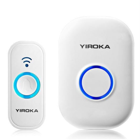 Yiroka Wireless Doorbell Smart Doorbell Digital Doorbell for the Elderly, Plug type:EU Plug by Yiroka
