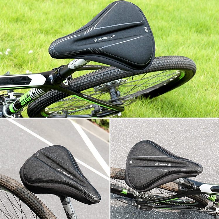 WHEEL UP Mountain Bike Cushion Cover Thicken and Comfortable Soft Bike Widen Sponge Cushion Cover for Four Seasons(L) by buy2fix