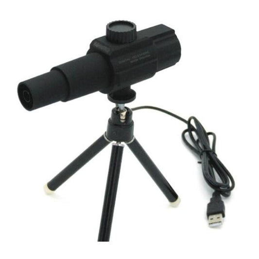 Smart Digital Telescope USB Microscope Video Camera Playback Function Live Streaming(Black) by buy2fix