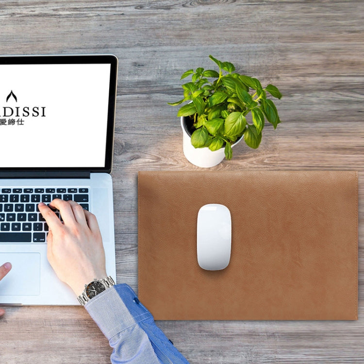 PU Leather Litchi Pattern Sleeve Case For 14 Inch Laptop, Style: Single Bag ( Black by buy2fix