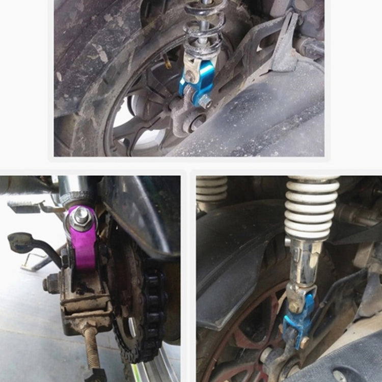 2 Pairs Shock Absorber Extender Height Extension for Motorcycle, Size: Small(Purple) by buy2fix