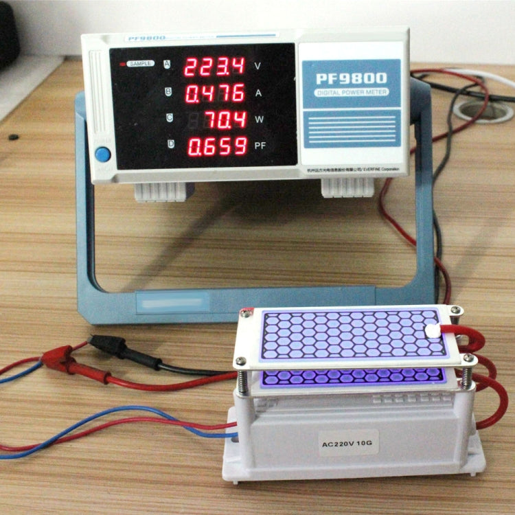 Portable Ceramic Ozone Generator Two Sheets Air Purifier Sterilizing Active Oxygen Purifier(220V 10G) by buy2fix