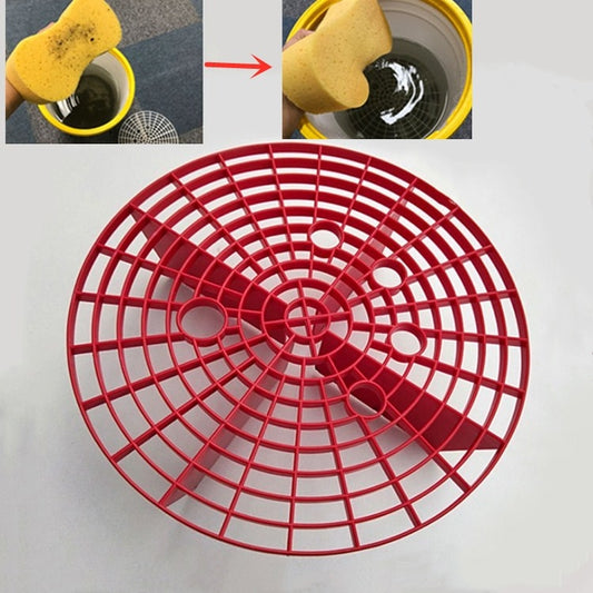Car Washing Filter Sand And Stone Isolation Net, Size:Diameter 26cm(Red) by buy2fix