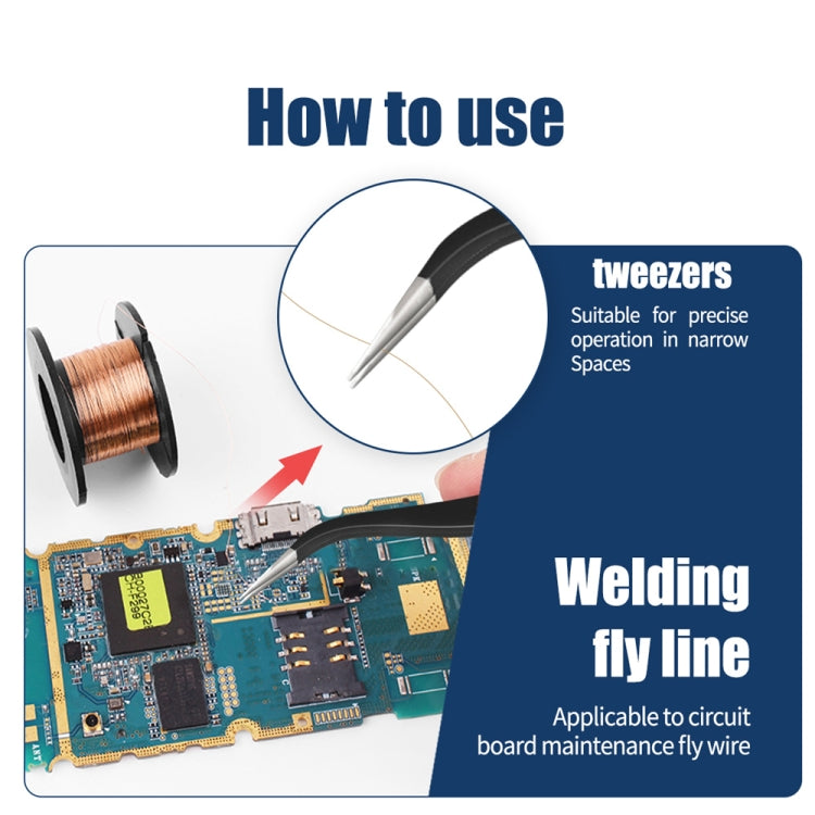 ANENG 60W Adjustable Temperature Electric Soldering Iron Welding Tool, EU Plug(SL101) by ANENG