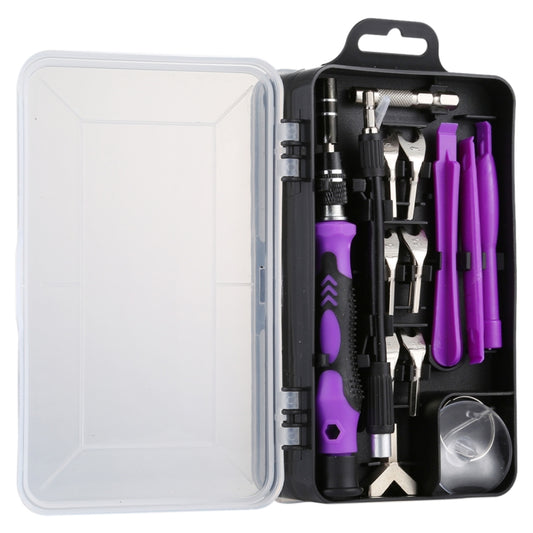 135 in 1 DIY Mobile Phone Disassembly Tool Clock Repair Multi-function Tool Screwdriver Set(Black Purple) by buy2fix
