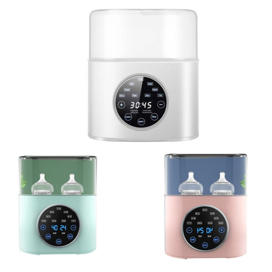 NUBITE N20 2 In 1 Double Bottle Warmer Sterilization Machine, Plug Type:US Plug(Green) by buy2fix