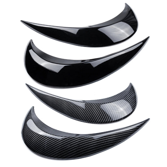 Headlight Eyebrow Modified Car Sticker For Volkswagen Beetle 2012-2018(Piano Black) by buy2fix