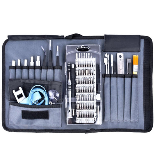 Portable Cloth Bag Mobile Phone Disassembly Maintenance Tool Multi-function Combination Tool Screwdriver Set(Black) by buy2fix