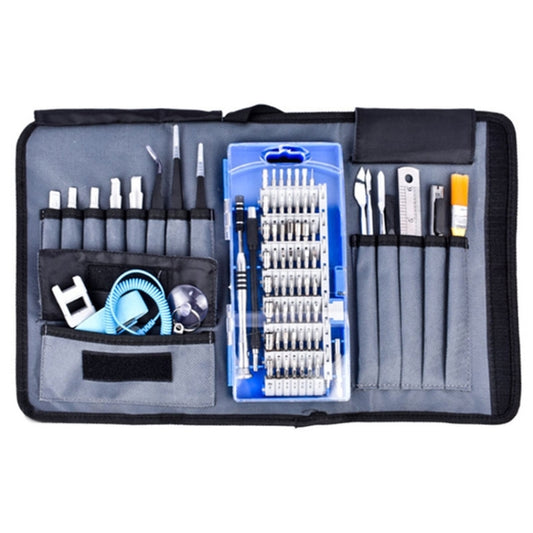 Portable Cloth Bag Mobile Phone Disassembly Maintenance Tool Multi-function Combination Tool Screwdriver Set(Blue) by buy2fix