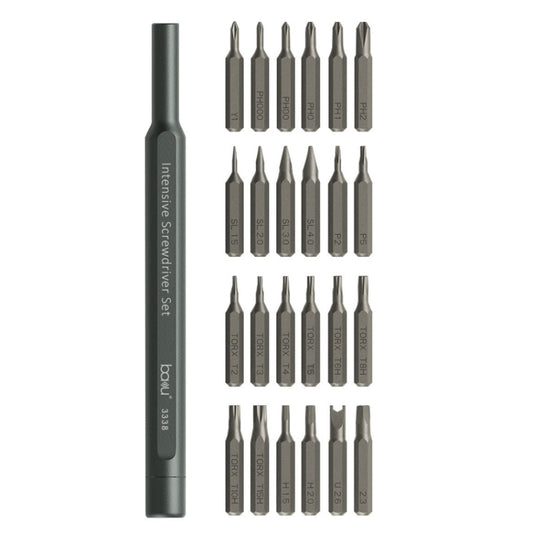 Baku BA-3338 24 In 1 Multifunctional Screwdriver Set Mobile Computer Repair Tool by Baku