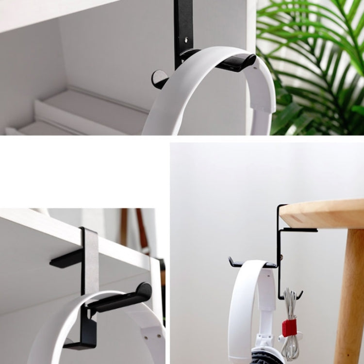 Headphones Racks Desktop Hooks Bookshelves Headset Racks(Red) by buy2fix