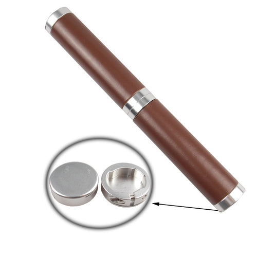 Retro Bicycle Leather Grip Cover Mountain Bike Comfortable Cowhide Grip Cover, Colour: HG005B Exquisite by buy2fix