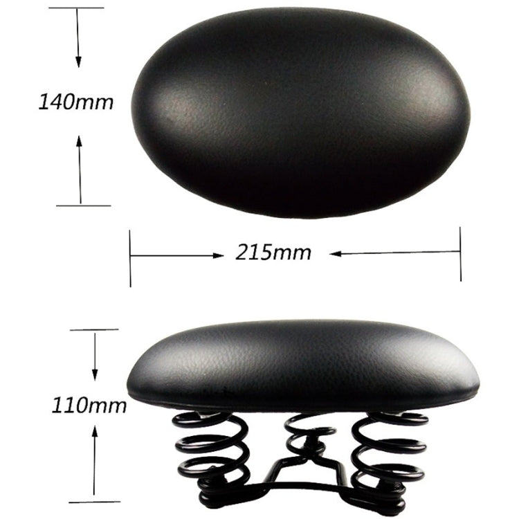 BIKERSAY Bicycle Spring Cushion Shock Absorber Mountain Bike Saddle Anti-compression Non-nasal Cushion by buy2fix