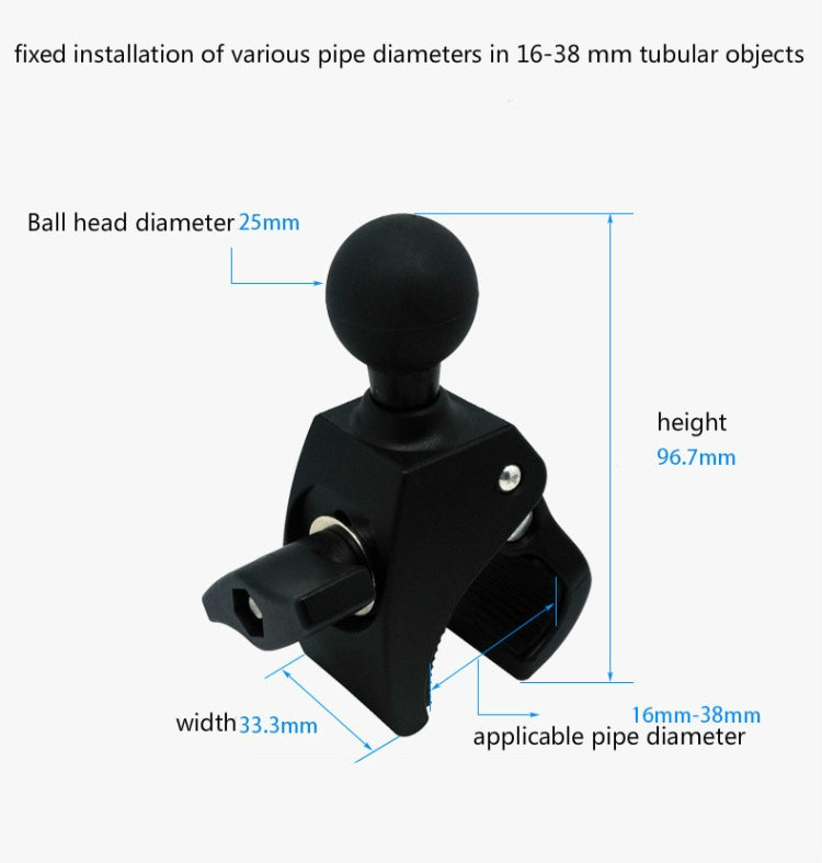 Mobile Phone Fixing Bracket Bicycle Motorcycle Heavy Locomotive Electric Car Vigorously Pliers Quick Release Seat by buy2fix