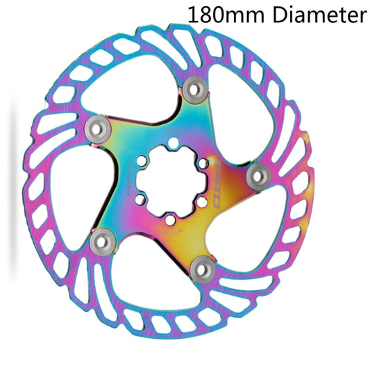 IIIPRO Floating Disc Road Mountain Bike Six Nail Disc Brake Disc, Size:180mm(Colorful) by IIIPRO