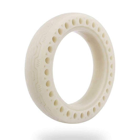 M0137 For Xiaomi Mijia M365 Electric Scooter Accessories 8.5 inch Shock-absorbing Pattern Honeycomb Solid Tire Fluorescent Tire(Fluorescent Green) by buy2fix