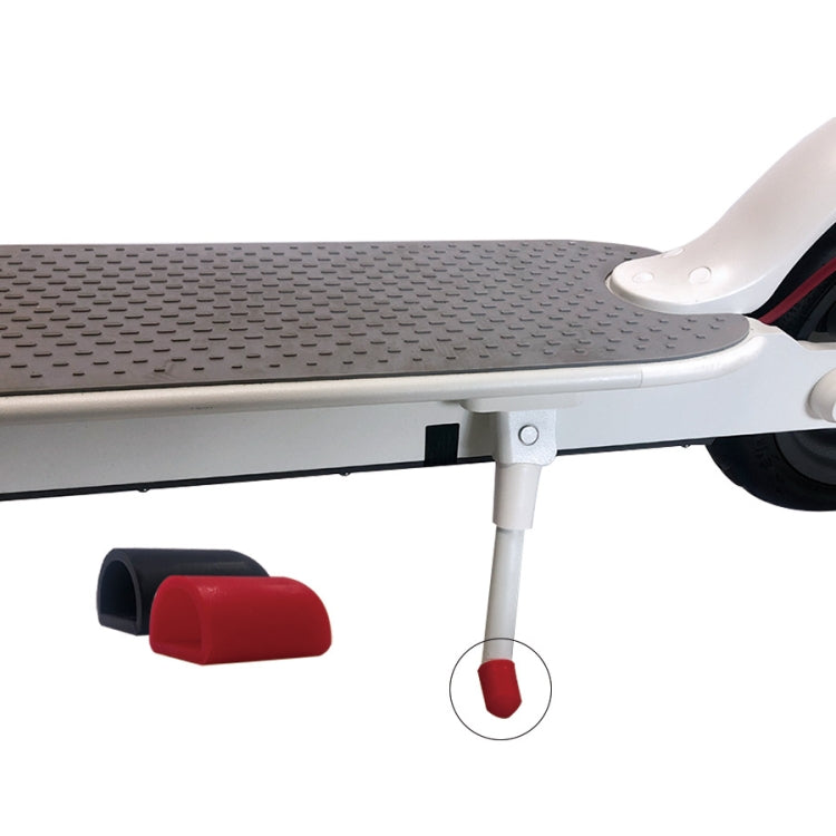 6 PCS For Xiaomi Mijia M365 Electric Scooter Accessories Tripod Foot Support Silicone Cover(Black) by buy2fix