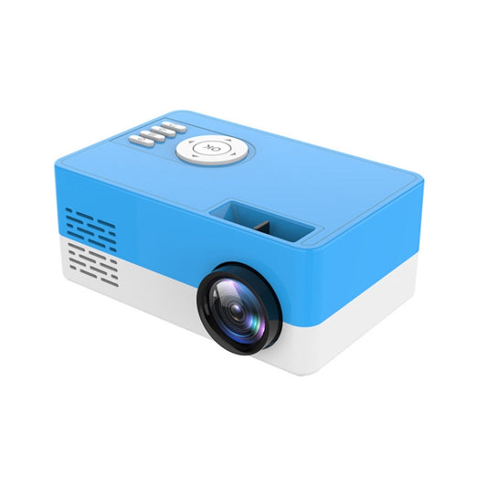 S261/J16 Home Mini HD 1080P Portable LED Projector, Support TF Card / AV / U Disk, Plug Specification:US Plug(Blue White) by buy2fix