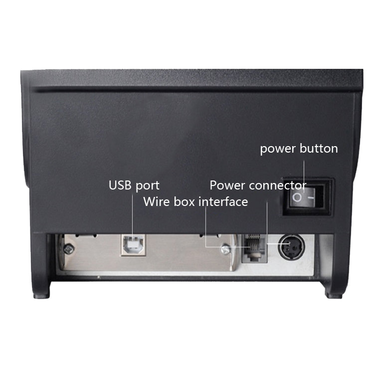 Xprinter XP-76IIH Dot Matrix Printer Open Roll Invoice Printer, Model: Parallel Port(EU Plug) by Xprinter