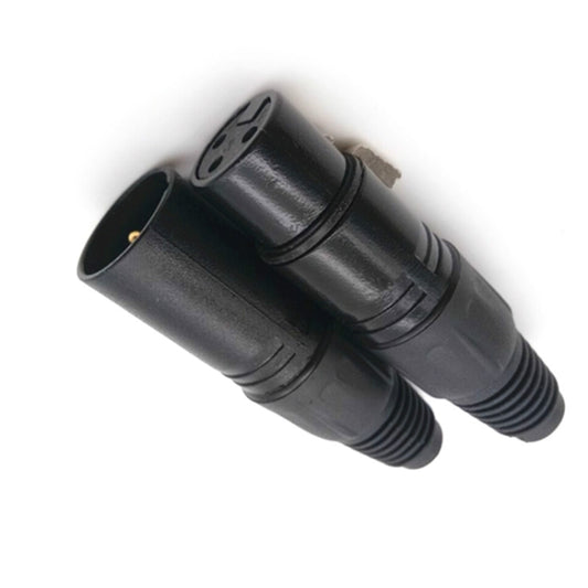 10 PCS Gold Plated Microphone Plug Cannon Male and Female Head Card Faucet by buy2fix