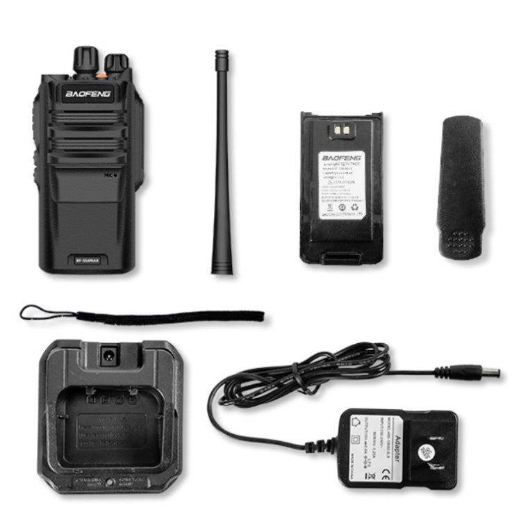 Baofeng BF-S56MAX High-power Waterproof Handheld Communication Device Walkie-talkie, Plug Specifications:US Plug by Baofeng