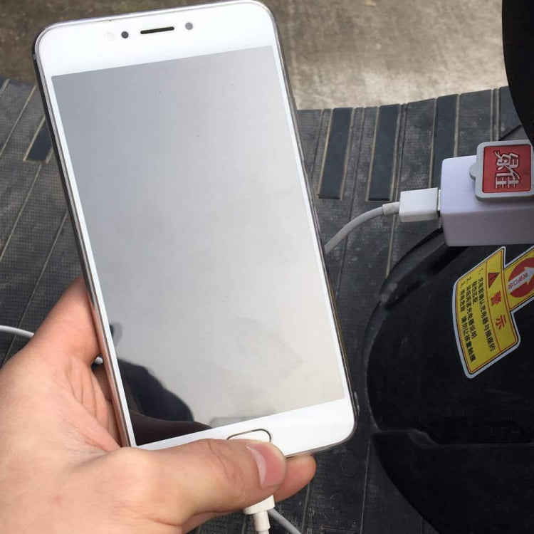 3 PCS Universal Car Intelligent Reverse Connection Lithium Battery Electric Car Mobile Phone Charger, Style:Extended White Double Port 2A by buy2fix