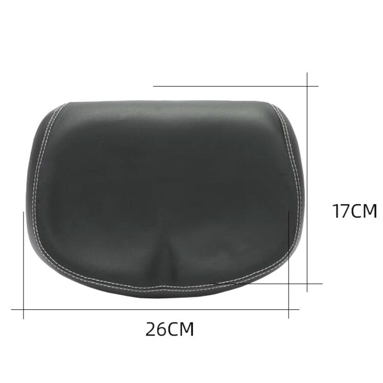 Bicycle Seat Mountain Bike Seat Cushion Shock Absorption no Nose Saddle Riding Equipment(Black) by buy2fix