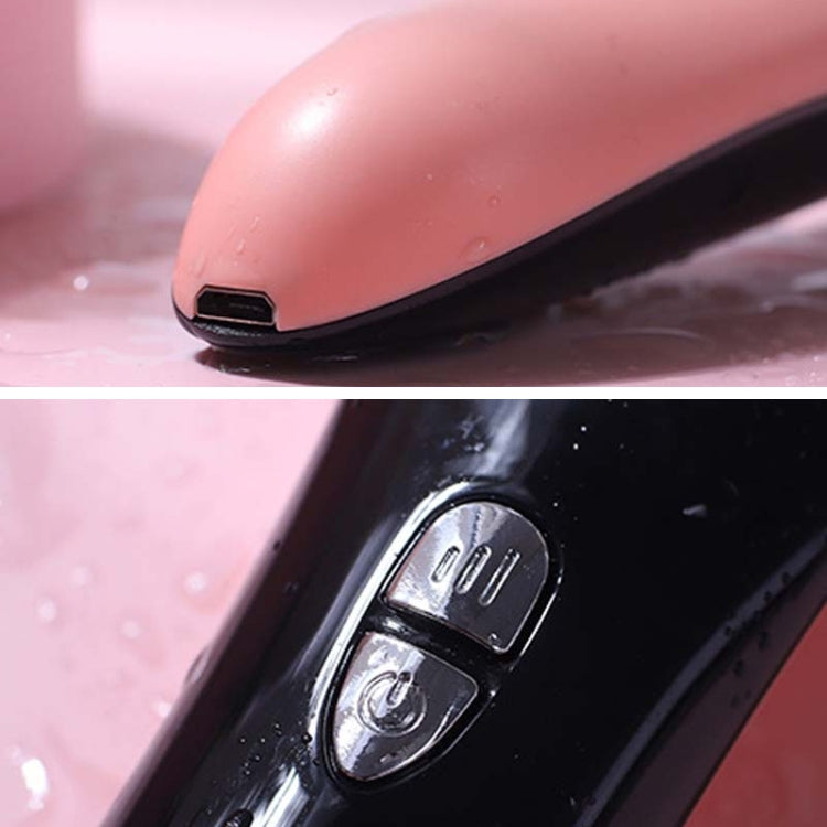 Facial Electronic Beauty Instrument Ultrasonic Ion Red And Blue Color Light Introduction Instrument(Pink) by buy2fix