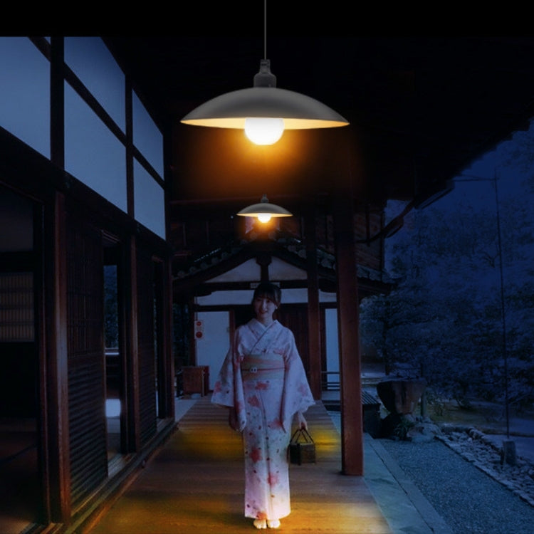 Solar Garden Wall Lamp Outdoor Waterproof Dual Light Color Smart Remote Control Street Light, Style: Double Chandeliers by buy2fix