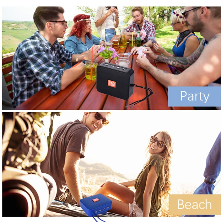 T&G TG166 Color Portable Wireless Bluetooth Small Speaker(Black) by T&G