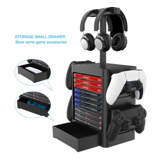 Game Disc Storage Rack Headphone Storage Rack For PS5 / Xsx by buy2fix