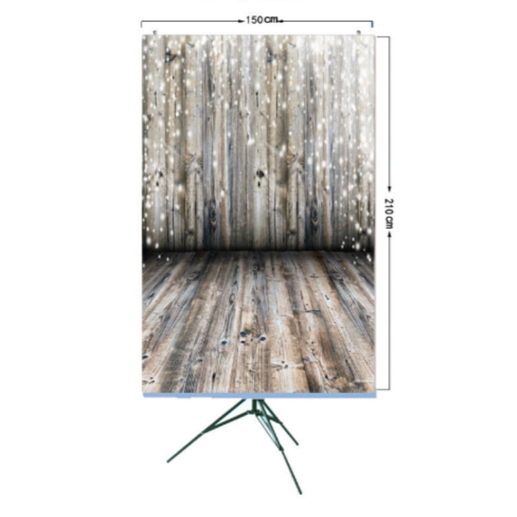 1.5m x 2.1m Photo Studio Venue Layout Wooden Board 3D Studio Background Cloth by buy2fix