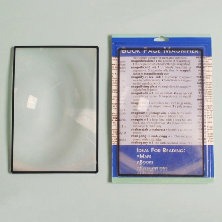 Card Slim Reading 3x Magnifier Business Card Magnifier, Specification:120×180mm by buy2fix