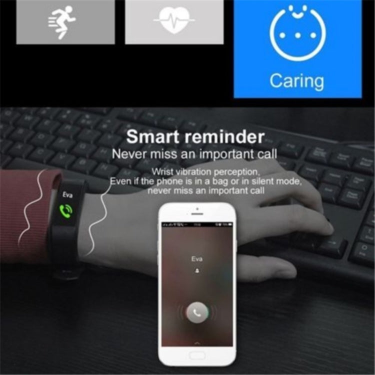 ID115 0.96 inch OLED Screen Smart Watch Wristband Pedometer Sport Fitness Tracker Bracelet(Black) by buy2fix