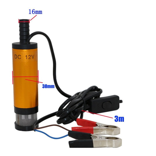 12V Car Electric DC Fuel Pump Submersible Pump, 38mm Built-in Filter Version by buy2fix