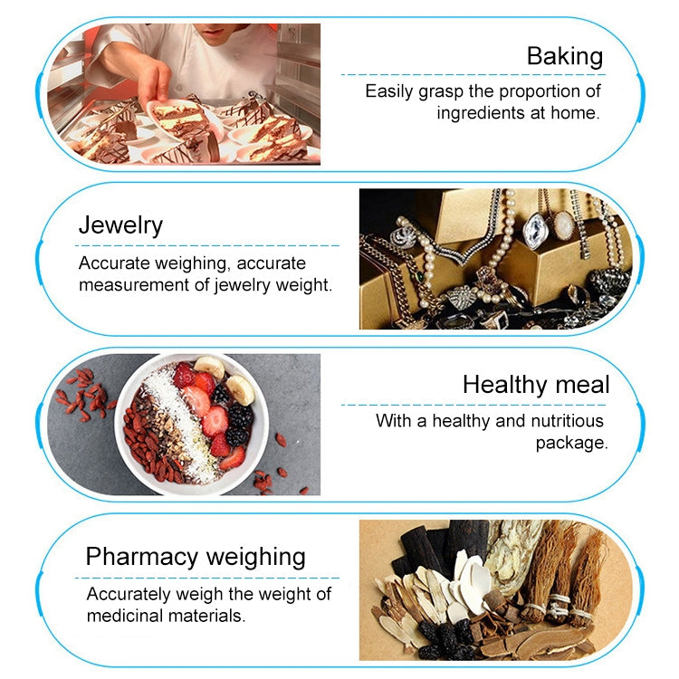 BOH-2012 Digital Multi-function Stainless Steel Food Kitchen Scale with LCD Display, Specification: 5kg/1g (Silver) by buy2fix