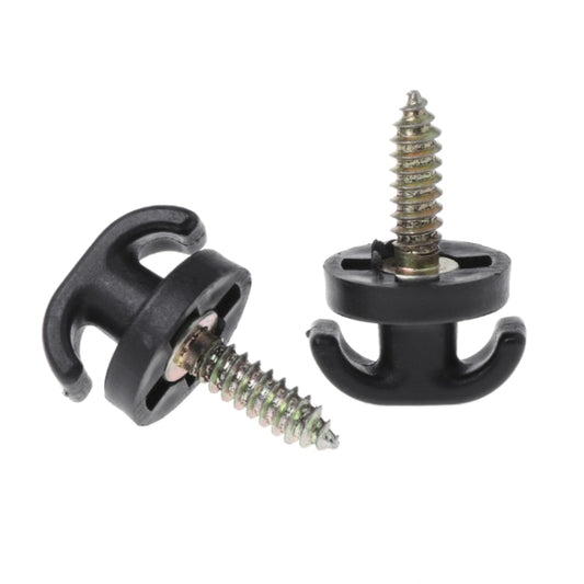 2 PCS Universal Car Trunk Original Hook Flat Type Vertical Luggage Net Hook Link by buy2fix
