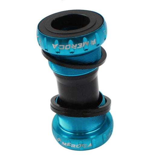 Meroca Mountain Bike Bottom Axle One Hollow Bb Bicycle Screw-In Bottom(Sky Blue) by buy2fix
