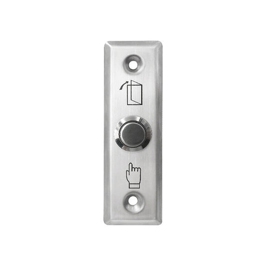 S28 Stainless Steel Narrow Strip Self-reset Electronic Access Control System Switch Out Button by buy2fix